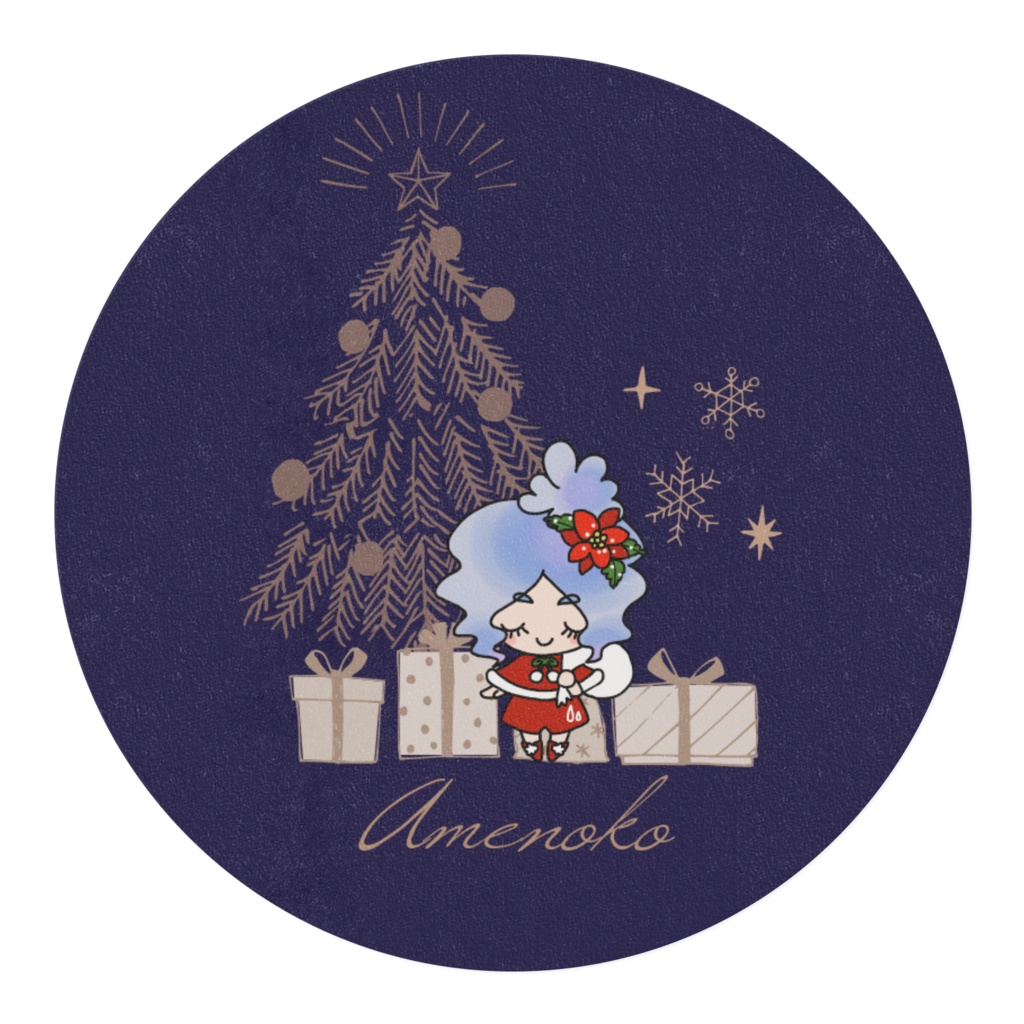 クリスマスあめのこマスキングテープ