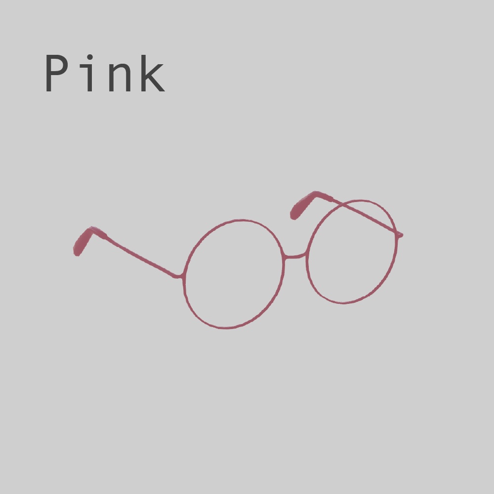 【3D小物】メガネ