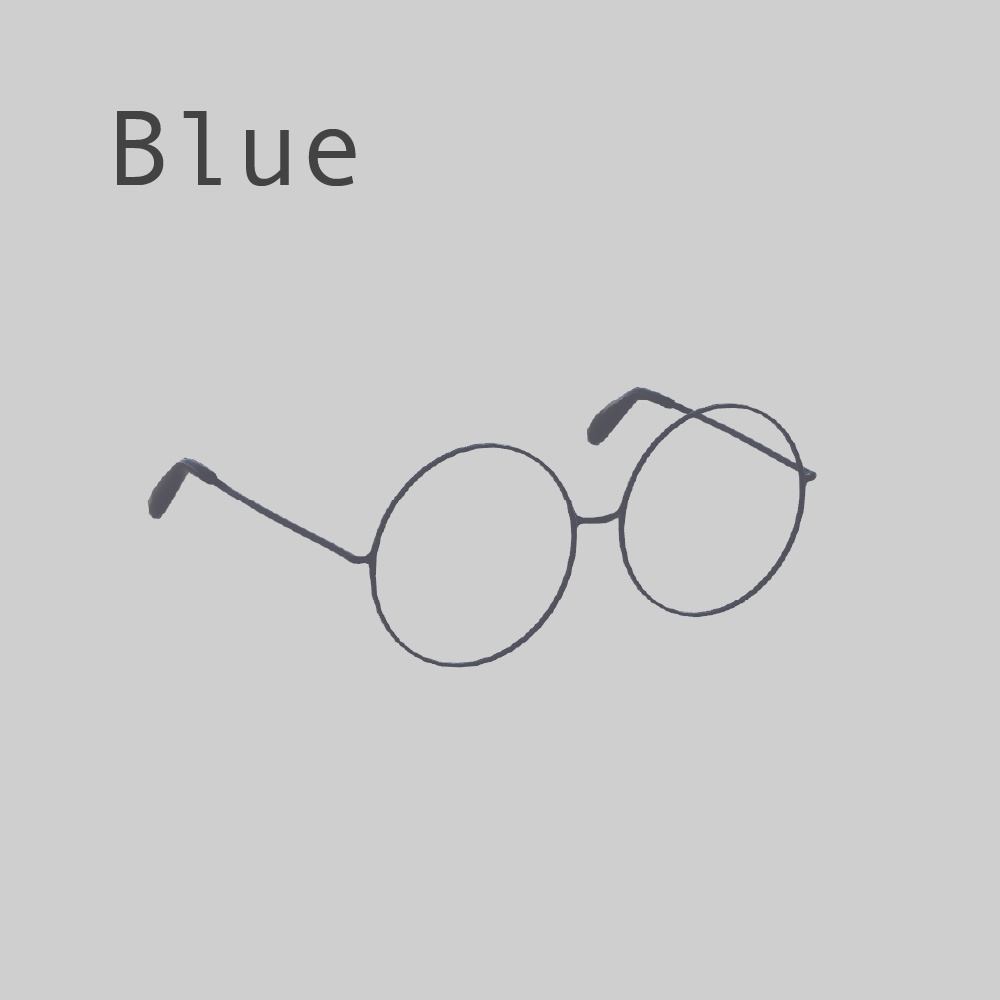 【3D小物】メガネ