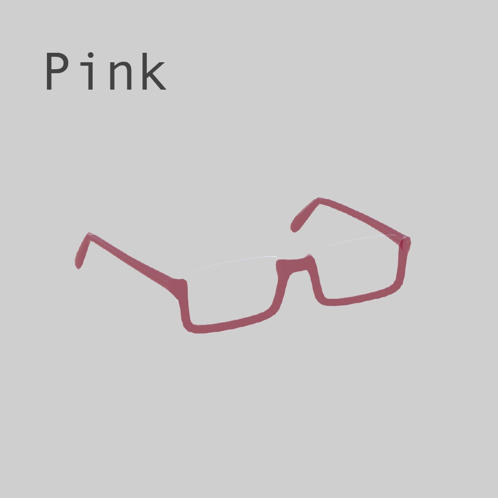 【3D小物】メガネ