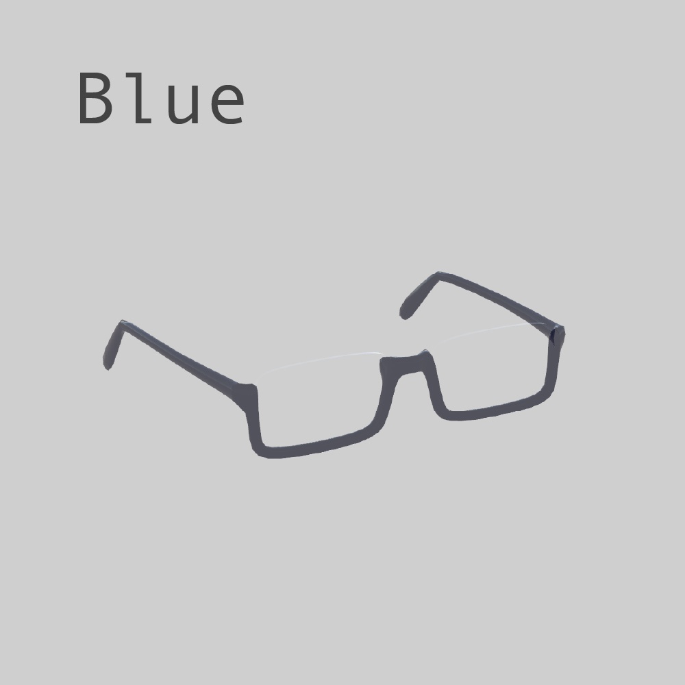 【3D小物】メガネ