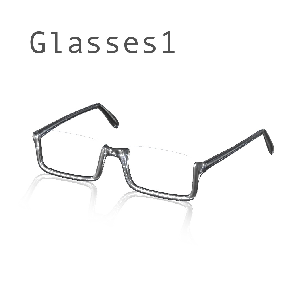 【3D小物】メガネ