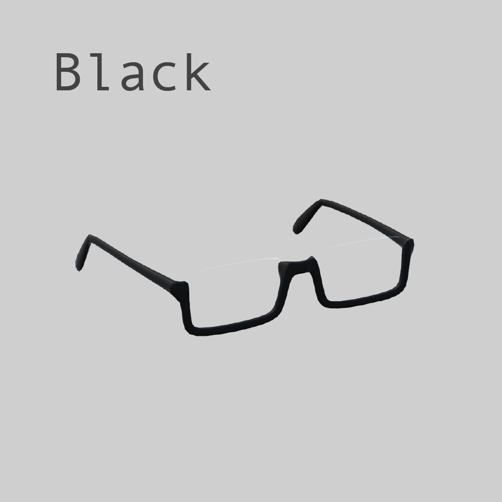 【3D小物】メガネ