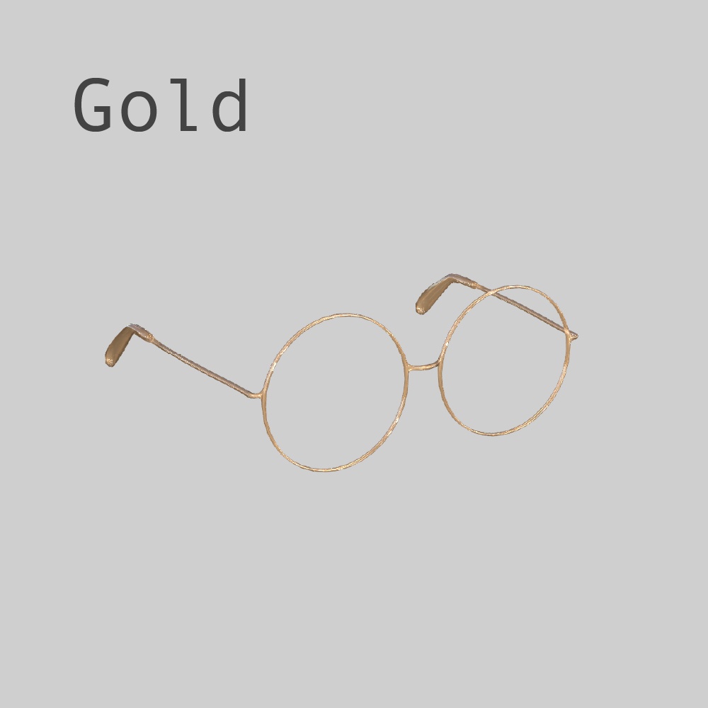 【3D小物】メガネ