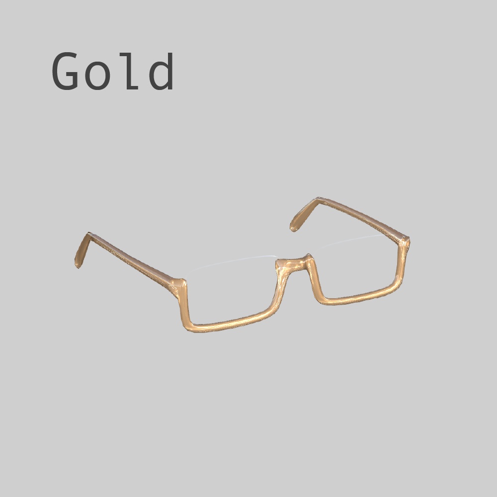 【3D小物】メガネ