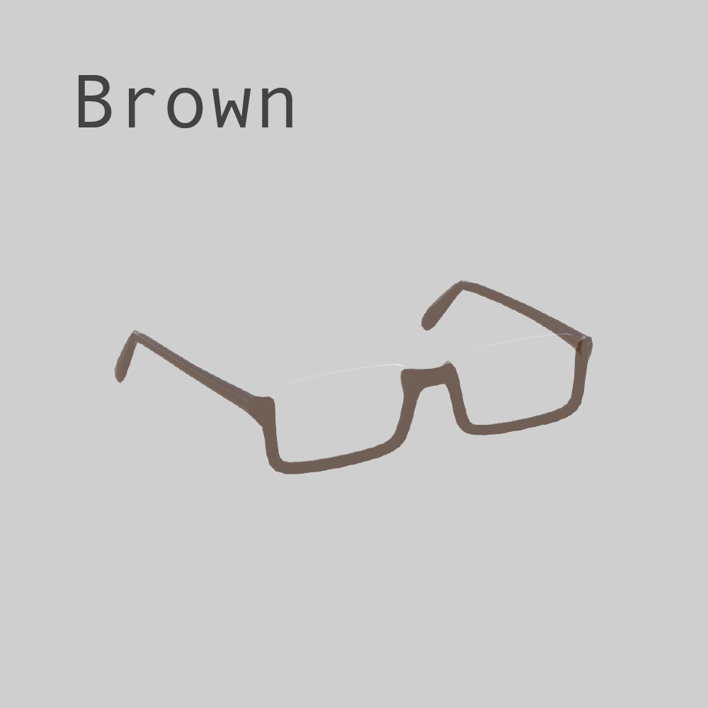 【3D小物】メガネ