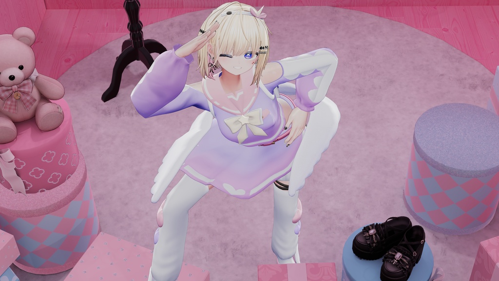 〖VRChat衣装〗ゆめかわユニコーン〖9アバター対応〗