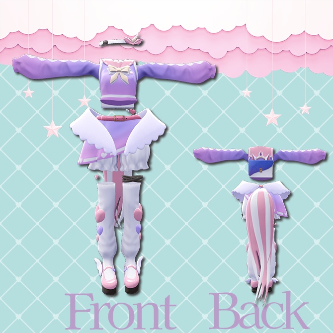 〖VRChat衣装〗ゆめかわユニコーン〖9アバター対応〗