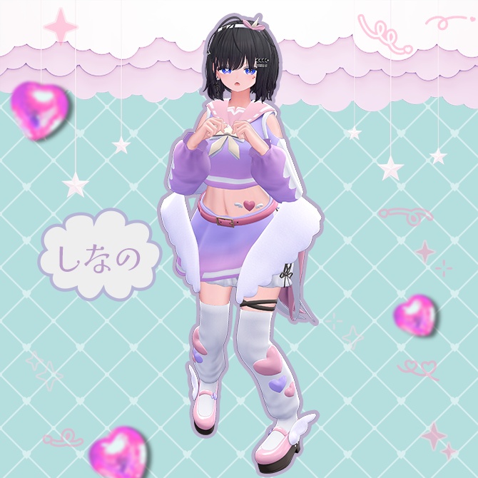 〖VRChat衣装〗ゆめかわユニコーン〖9アバター対応〗