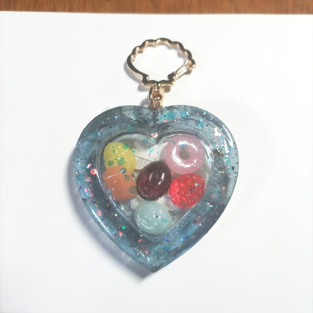 ドロップス レジンキーホルダー