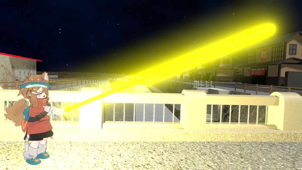 伸びる!輝く!おもちゃの剣!!(モジュラーアバター対応)説明書は別ダウンロード