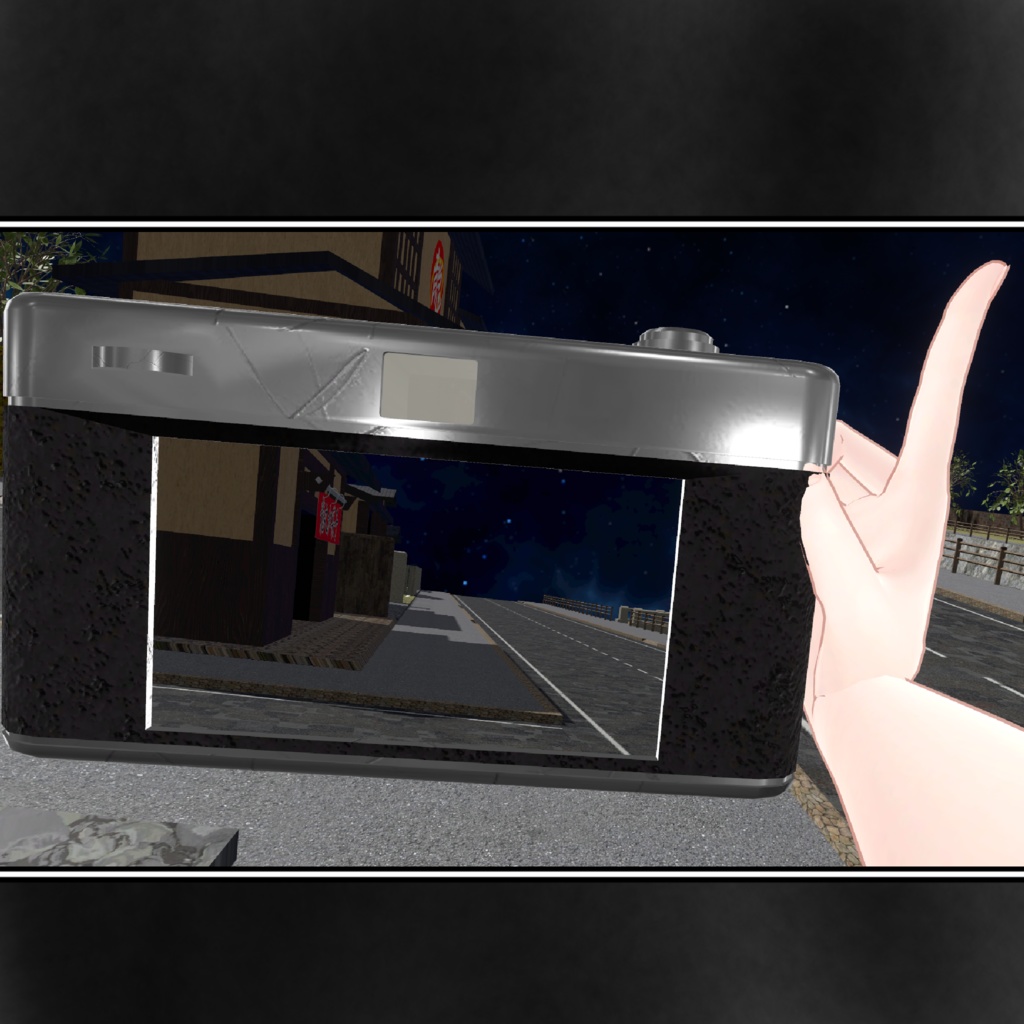 【無料作品シリーズ】使い捨てカメラ【モジュラーアバター対応】説明書は別ダウンロード