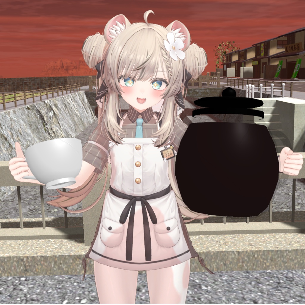 優雅なコーヒータイムをあなたへ!コーヒーギミック!!【モジュラーアバター対応】説明書は別ダウンロード