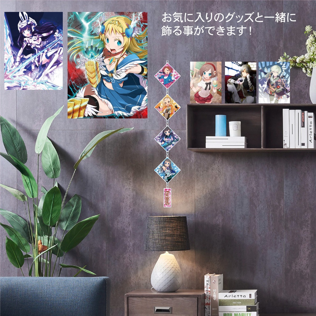 連結フォトプレート ポスター オーダーメイド オーダー オリジナル グッズ 壁掛け フォト 推し活 キャラクター ラミネート