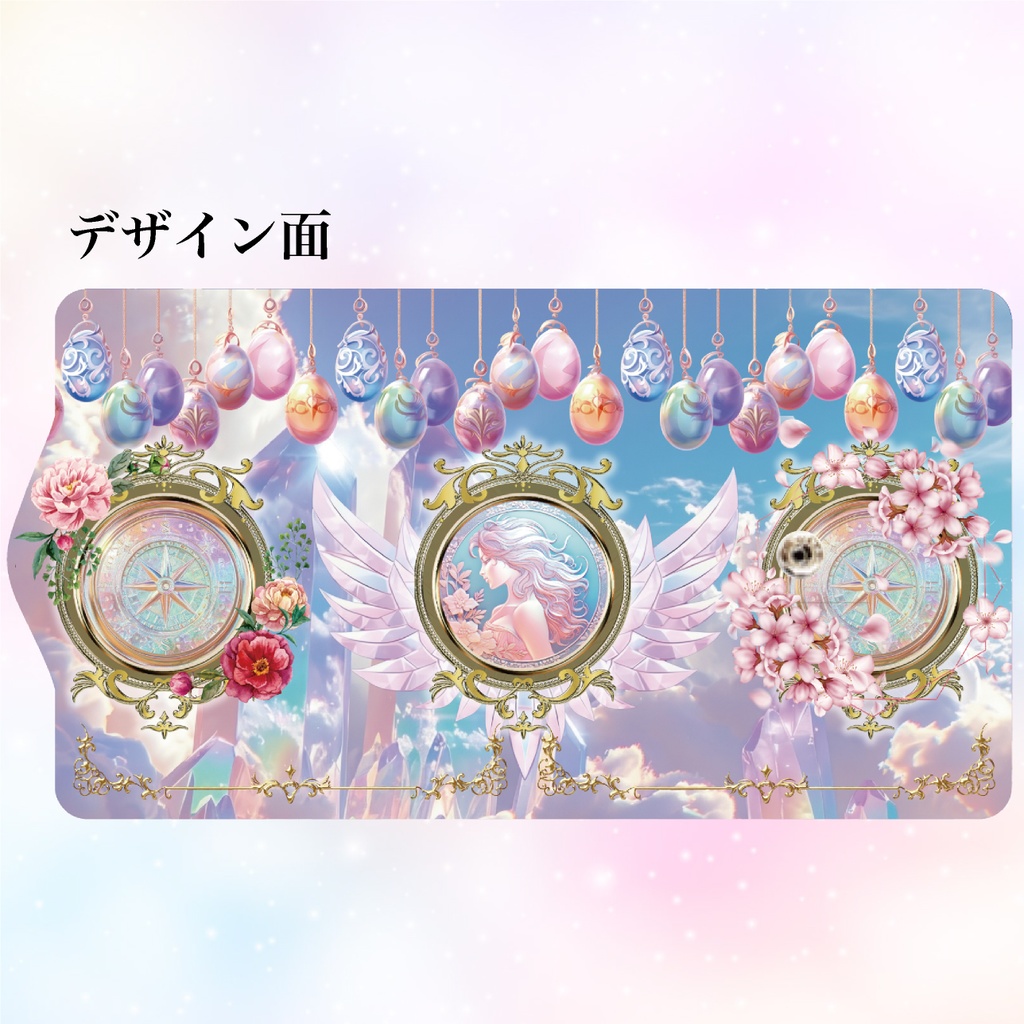 キーケース ケース フラワー 花柄 花 オシャレ かわいい 可愛い カード入れ スエード プレゼント ギフト レディース 羽 神秘的 夢 姫 蝶 ガーリー 空