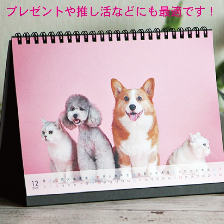 2025 卓上カレンダー 卓上 カレンダー オーダー オーダーメイド オリジナル 印刷 キャラ アーティスト 推し活 グッズ