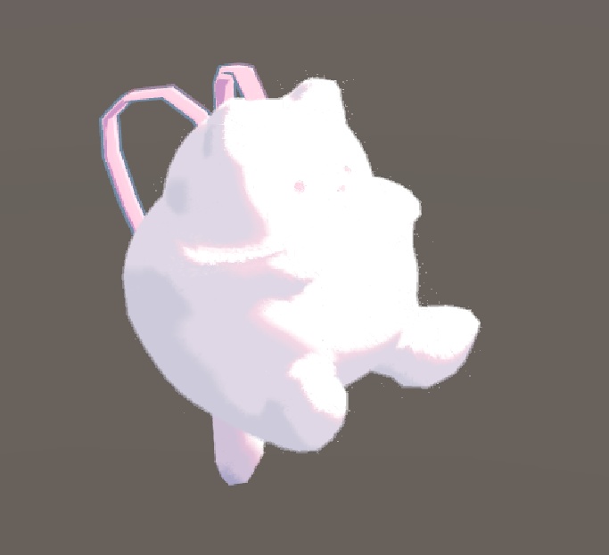 ふわふわ猫リュック