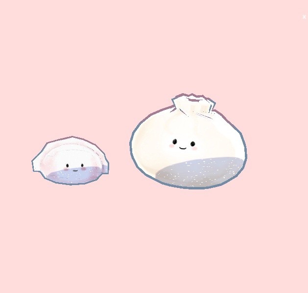 餃子と肉まん3D Accessories