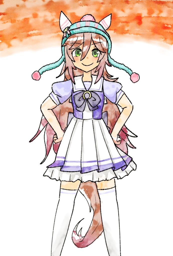 水彩画風ポストカード1