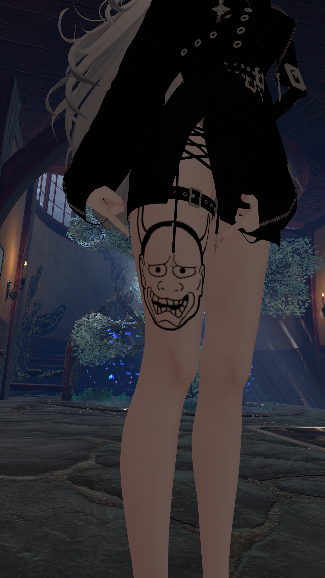 般若のタトゥーテクスチャ