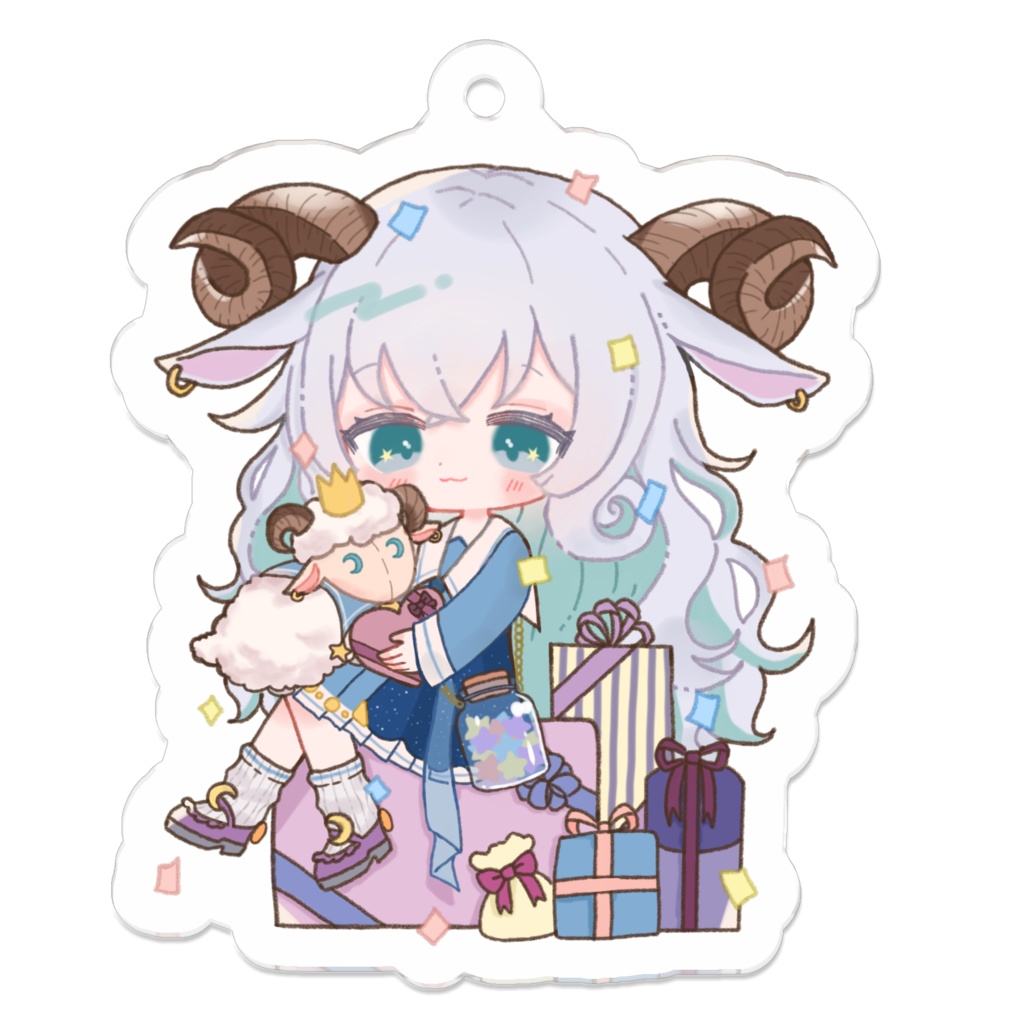 【誕生日記念グッズ】雛川りあアクリルキーホルダーA【コーティングあり】