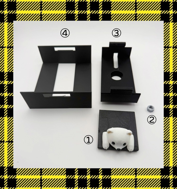 【尻尾がティッシュ!?】オコジョのモニター用ティッシュケース|3Dプリンター製