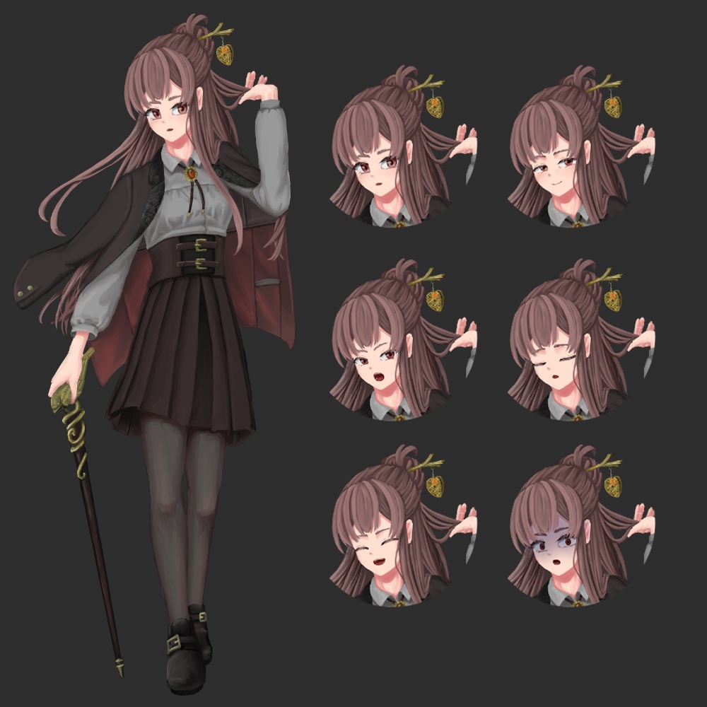 立ち絵素材_05 お嬢