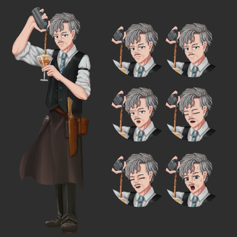 立ち絵素材_06 バーテンダー