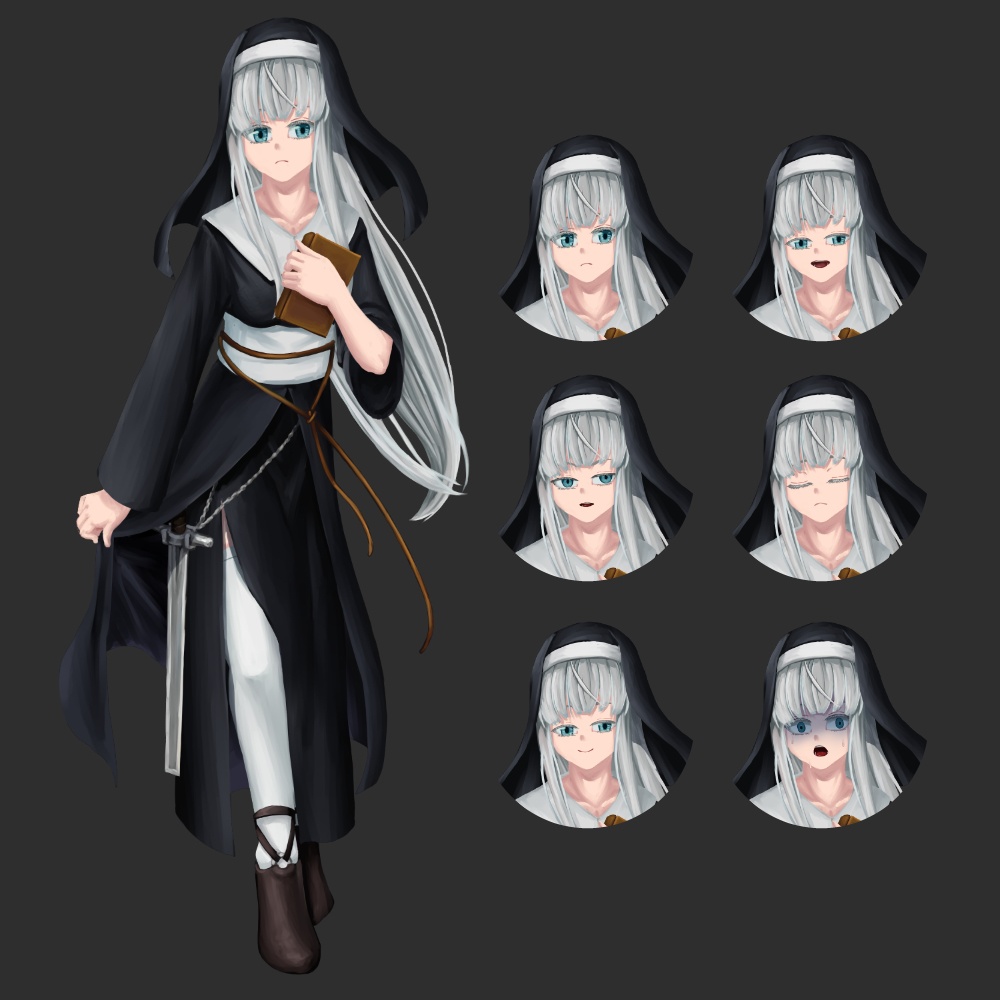 立ち絵素材_07 異端審問官