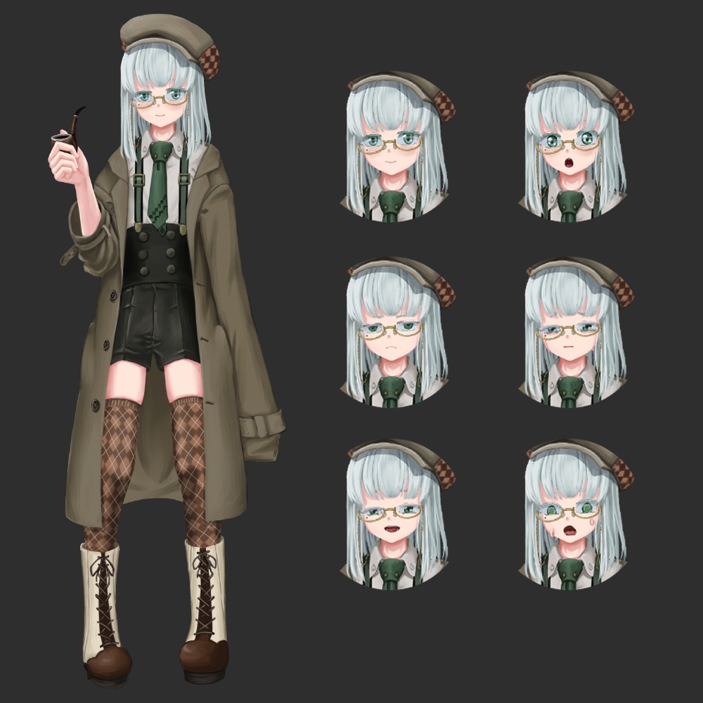 立ち絵素材_10 探偵