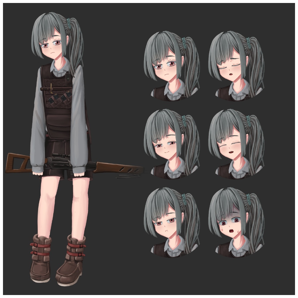 立ち絵素材_21 特殊部隊03