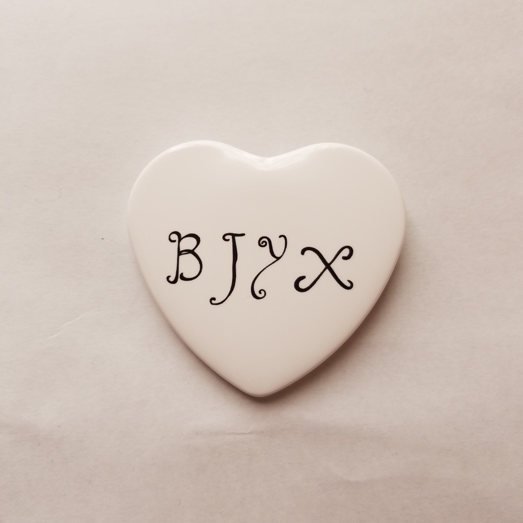 缶バッジ(BJYX・白)