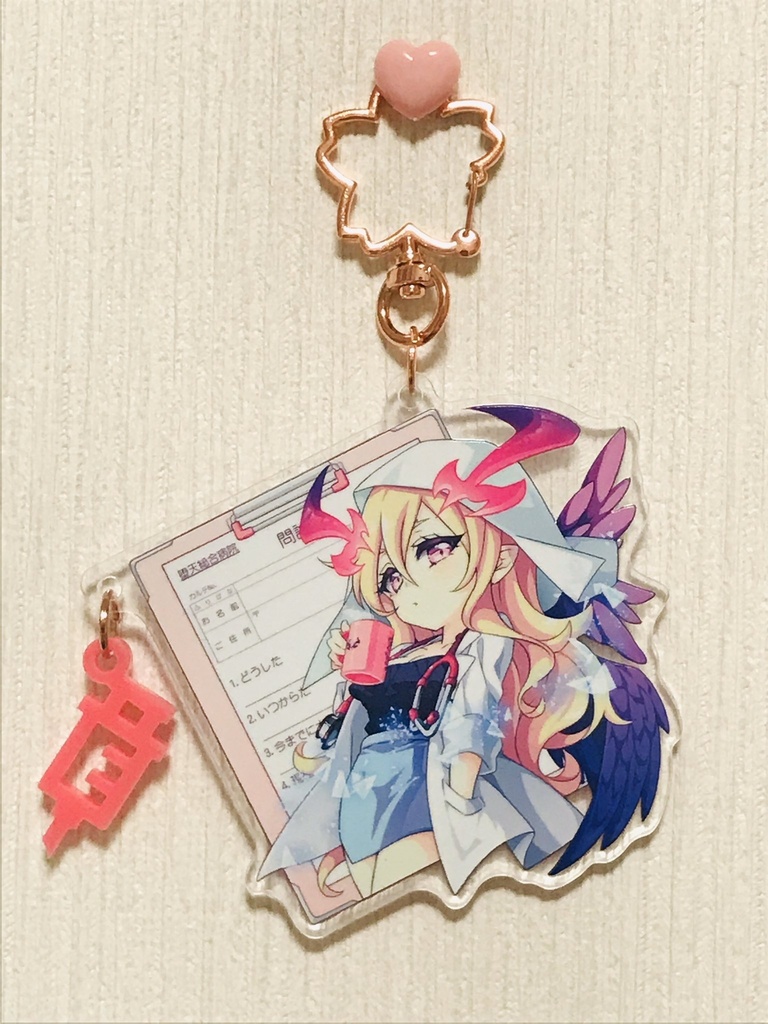 闇医者ルシファー アクリルキーホルダー Yutakun Booth