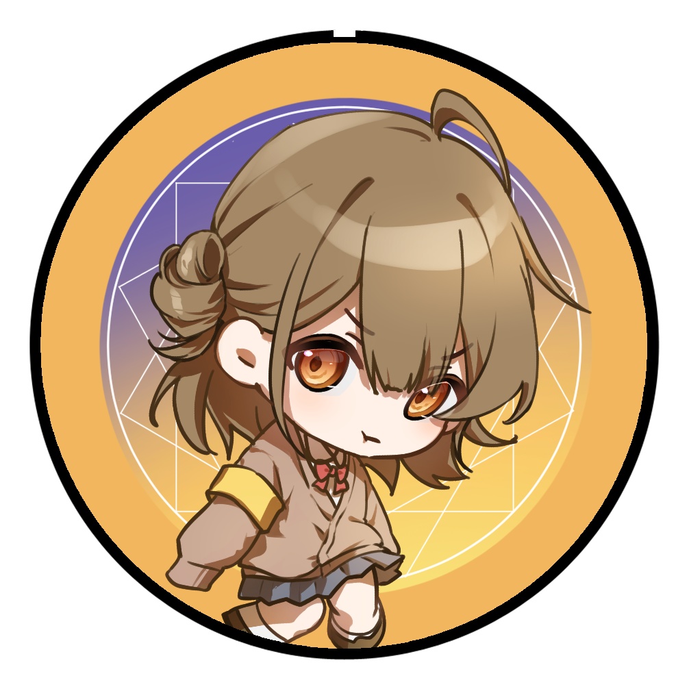 缶バッジ 女の子ミニ