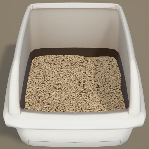 【Unity】猫様用おトイレ【FBX】(Cat Litter Box)
