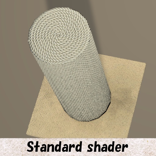 【Unity】猫様の爪とぎポール【FBX】(Cat Scratching Post)