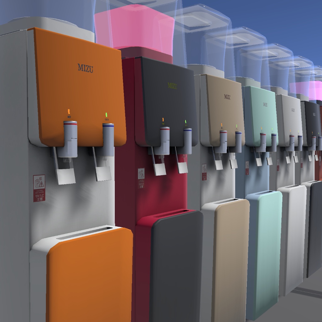 【Unity】浄水型ウォーターサーバー(Water dispenser)