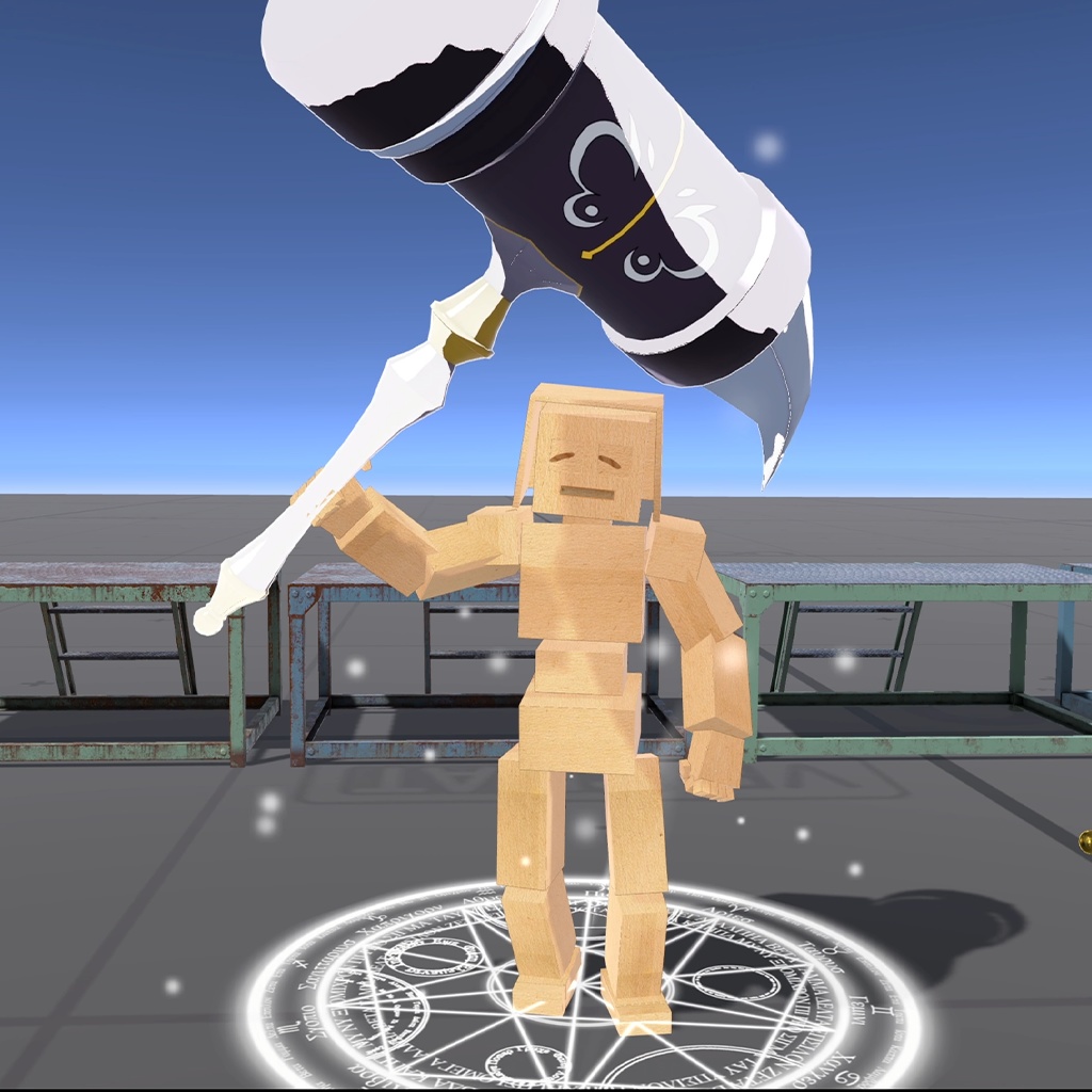 【VRChat】残業が嫌な時に振り回したいウォーハンマー/The WarHammer You'd Swing When You Hate Overtime【MA設定済み】