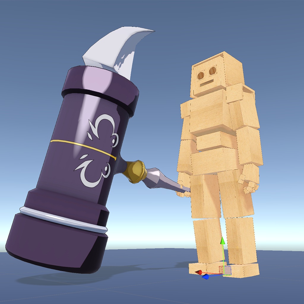 【VRChat】残業が嫌な時に振り回したいウォーハンマー/The WarHammer You'd Swing When You Hate Overtime【MA設定済み】