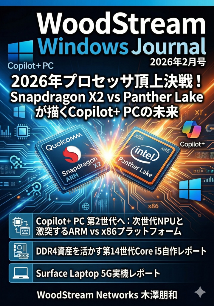 WoodStream Windows Journal 2026年2月号