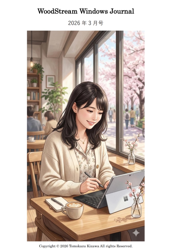 WoodStream Windows Journal 2026年3月号