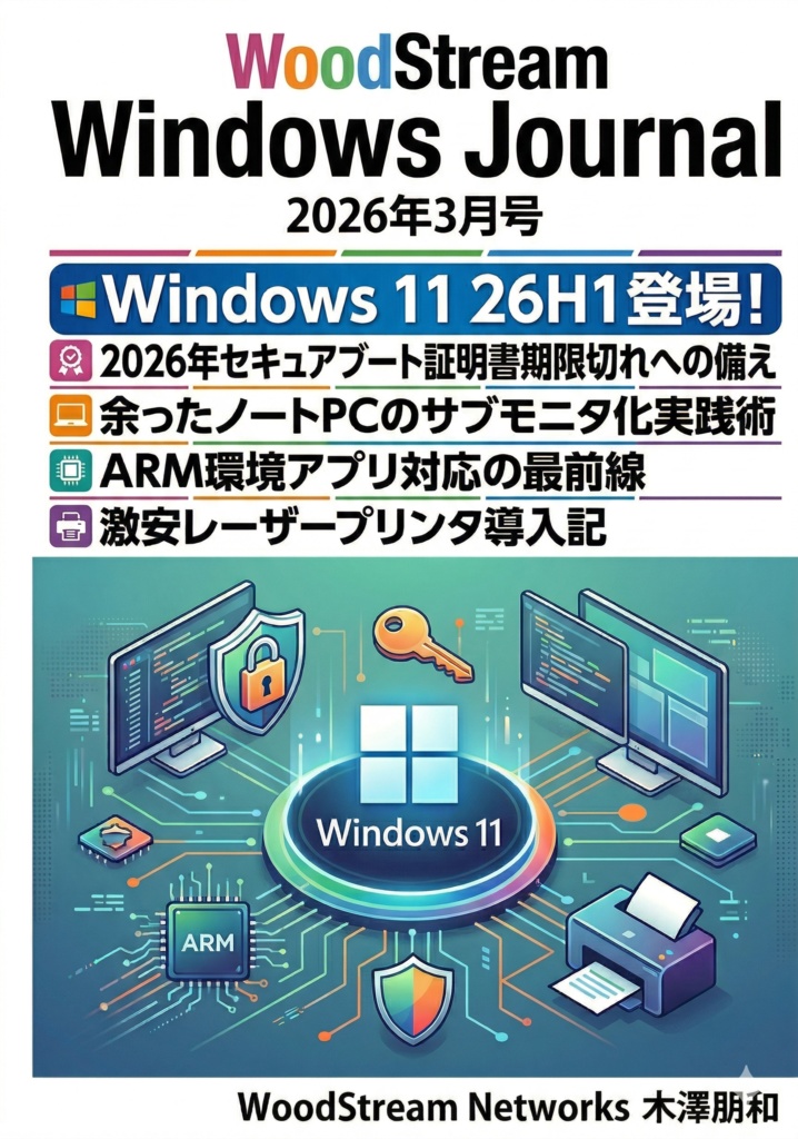 WoodStream Windows Journal 2026年3月号