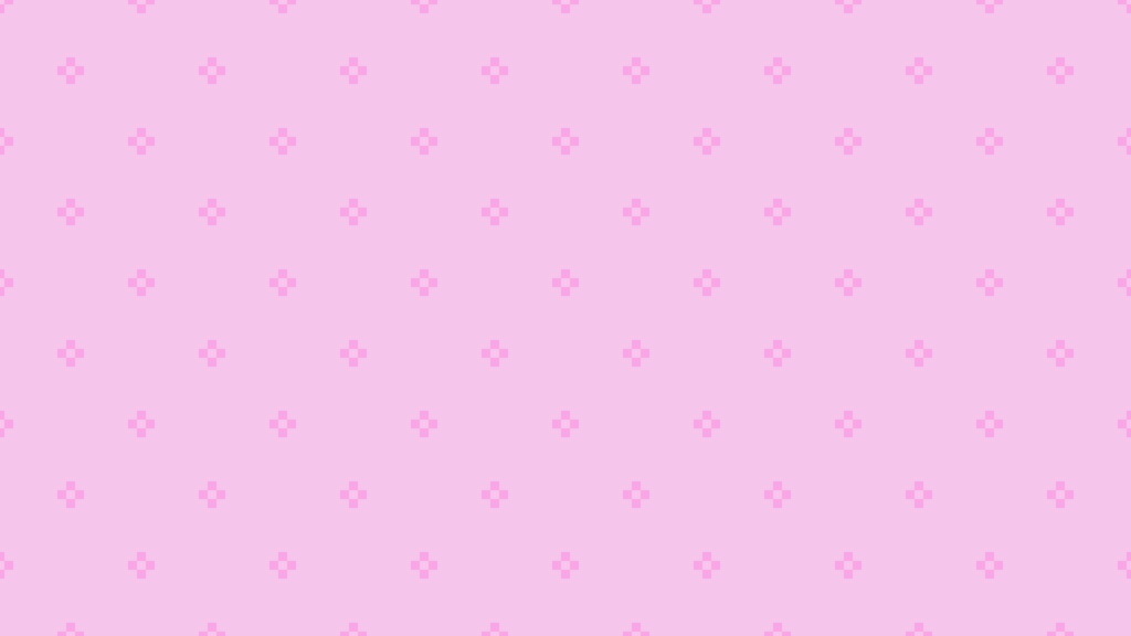 ドット絵 春の花柄 背景 横1280pixelx高さ720pixel