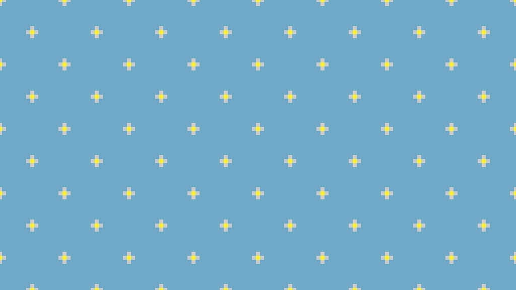 ドット絵 春の花柄 背景 横1280pixelx高さ720pixel