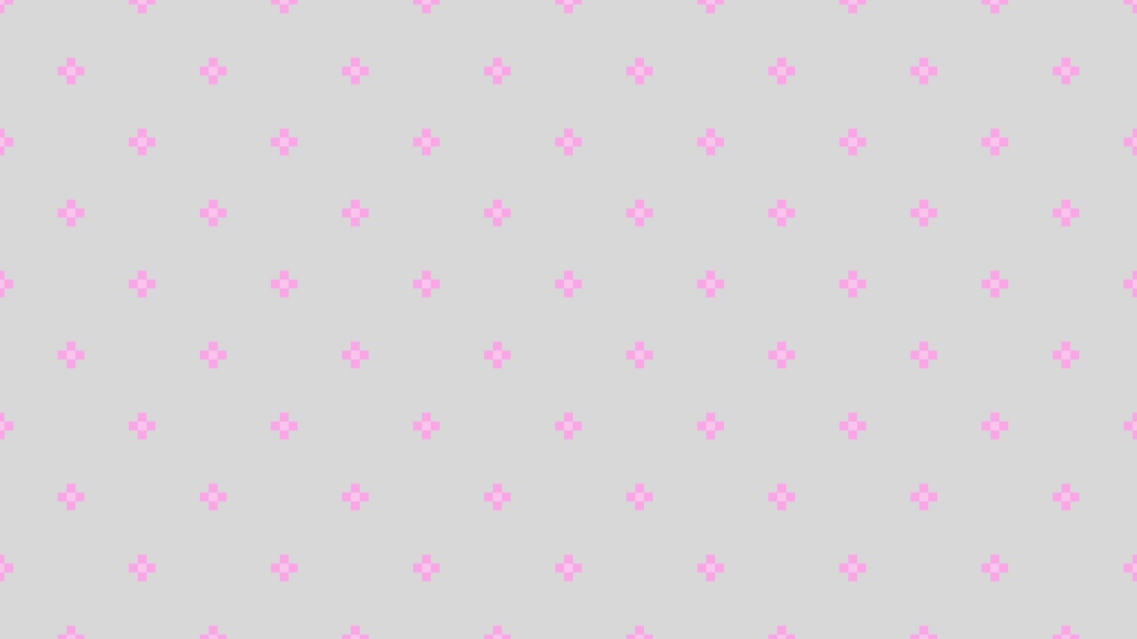 ドット絵 春の花柄 背景 横1280pixelx高さ720pixel