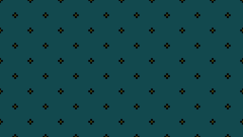 ドット絵 春の花柄 背景 横1280pixelx高さ720pixel