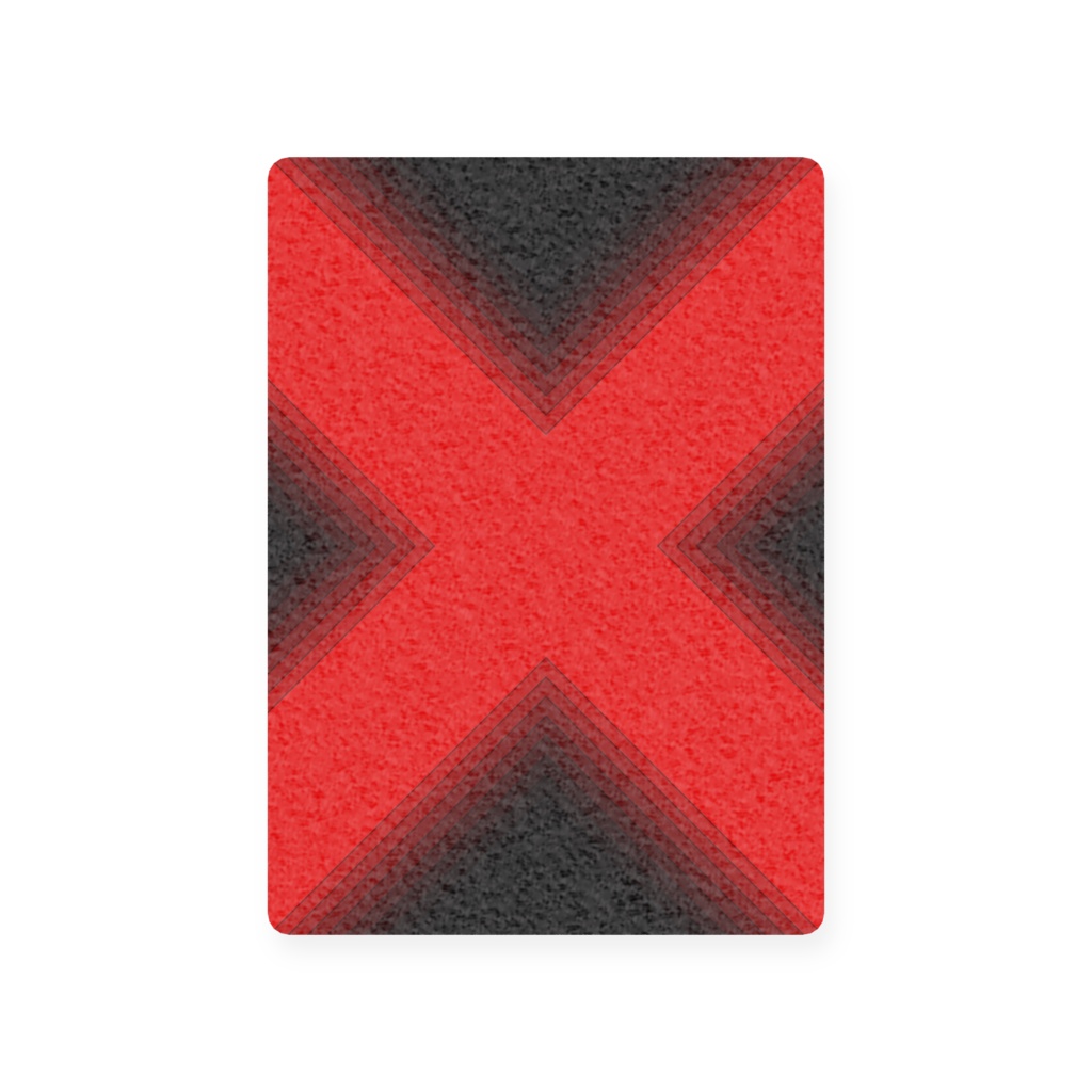 プラスチックカード アート レッド