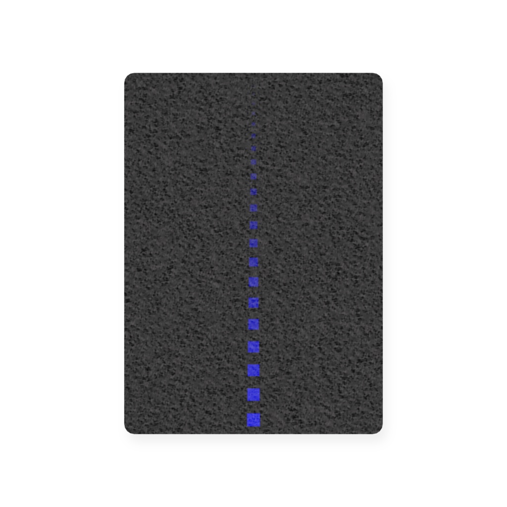 プラスチックカード アート シンプル ブルー