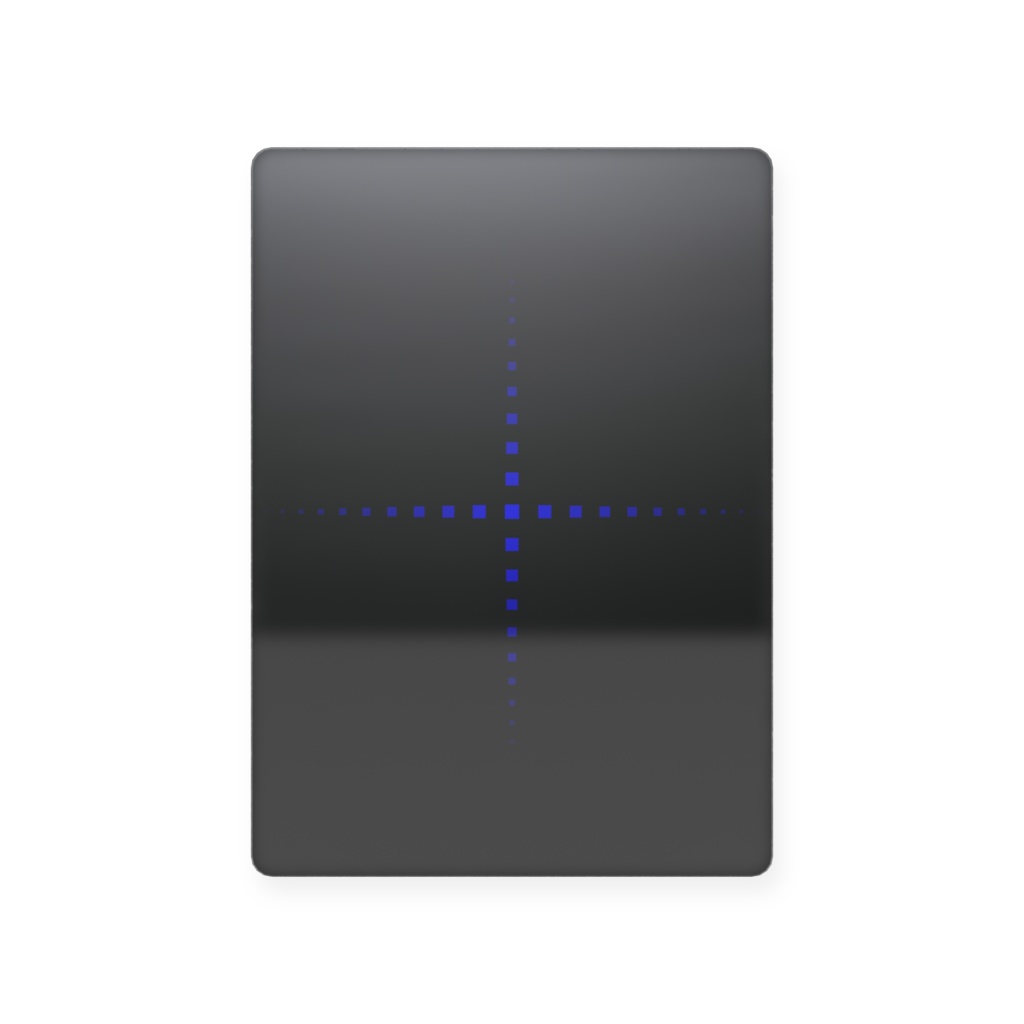 プラスチックカード　アート　ブルー