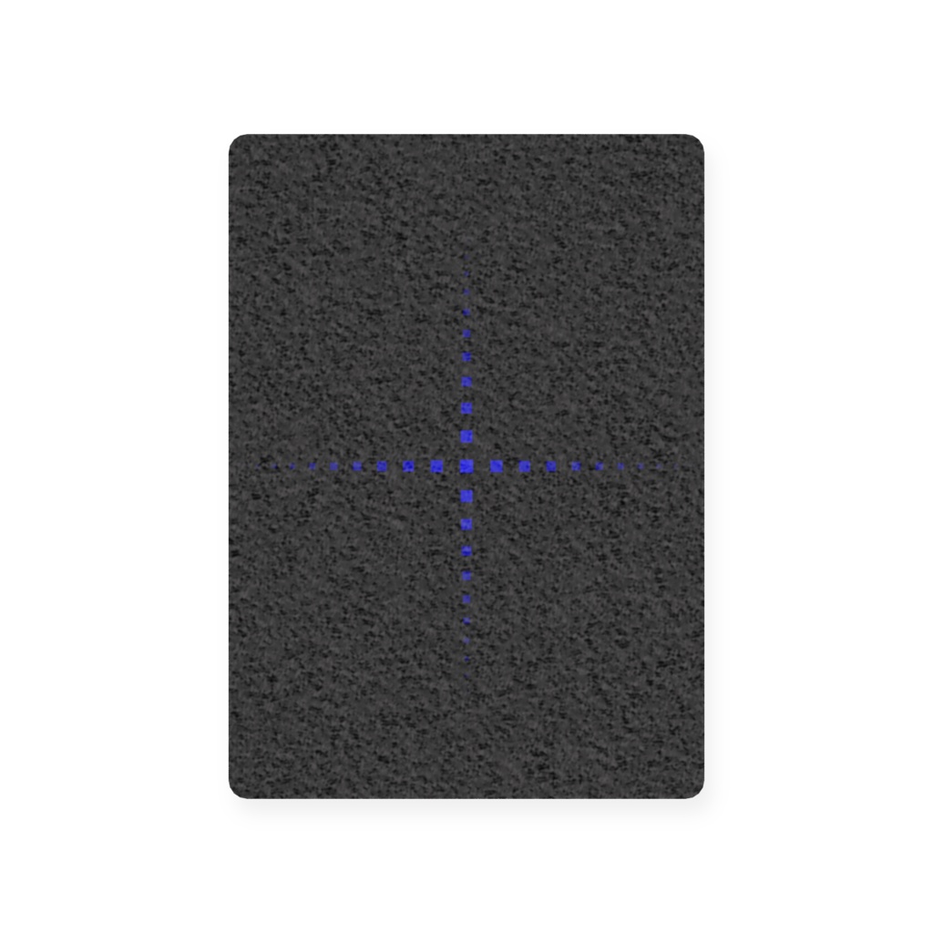 プラスチックカード アート ブルー